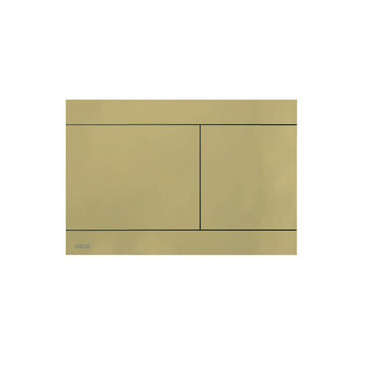 Alcaplast Thin Dual Brushed Brass Square Flush Plate