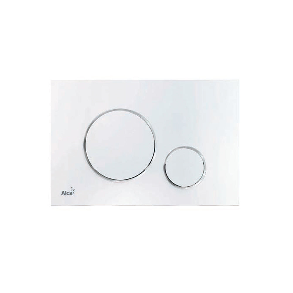 Alcaplast Thin Dual Chrome Round Flush Plate