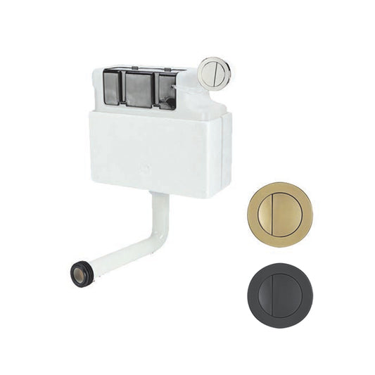 Flume Concealed Cistern & Dual Flush Button