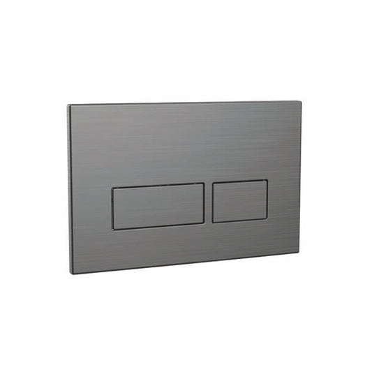 Tori Dual Gunmetal Square Flush Plate