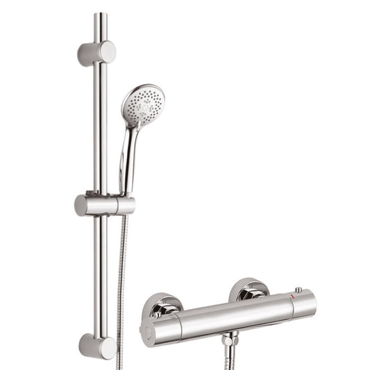 Clarity Exposed Thermostatic Valve & Slide Rail Kit