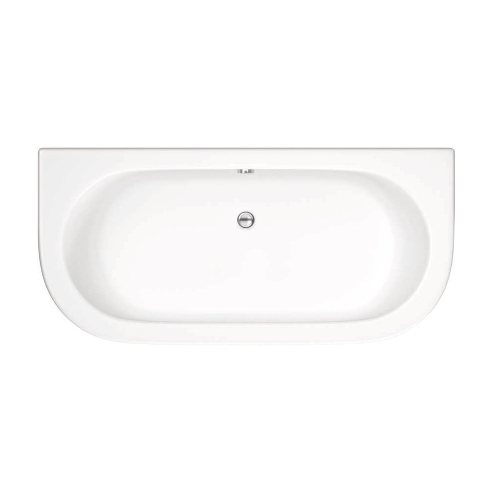 D-Shape Back to Wall Bath and Panel