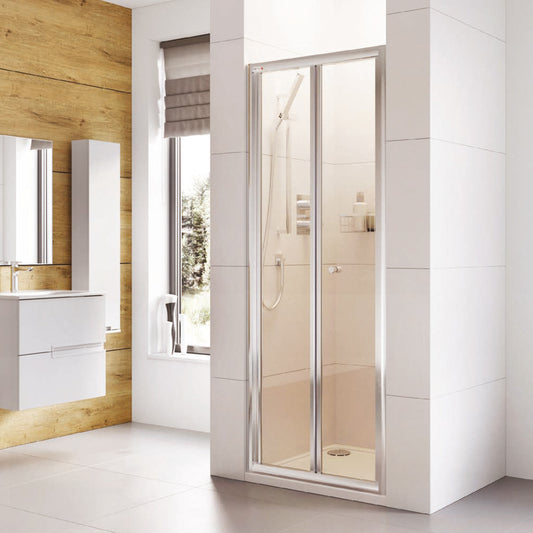 Chrome Bifold Door Shower Enclosure - 4mm & 6mm